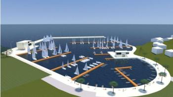 Project of modern luxury marina on Rab island 