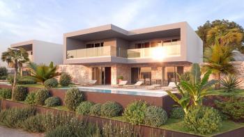 Exclusive vill with swimming pool under construction, Pag peninsula, Stara Novalja 