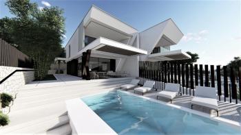 Two semi-detached modern villas for sale in Kostrena 