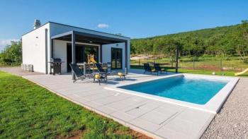 Villa under construction for sale in Labin area, 3 km from the sea 