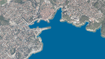 Terrain à vendre sur l'île de Krk à seulement 250 m de la mer 