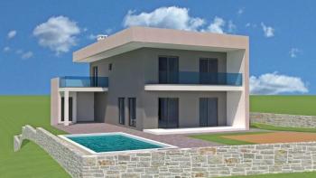 New villa in Rovinjsko Selo, Rovinj area, 8 km from the sea 