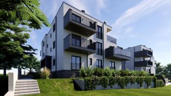 Apartment of 72m2 on the ground floor of a new complex in Medulin, 100m from the sea, view, terrace 