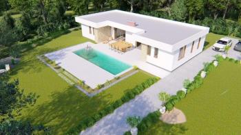 New villa with pool in Rabac-Labin region 