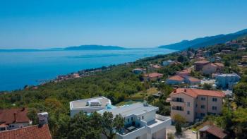 Nouvelle villa jumelée moderne avec piscine à Pobri, Opatija 