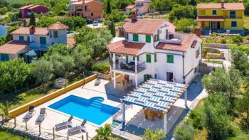 Super property with swimming pool in Rabac, Labin, panoramic sea views 