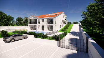 Commercial and residential unit with a panoramic view of the sea in Smrika, Crikvenica area 