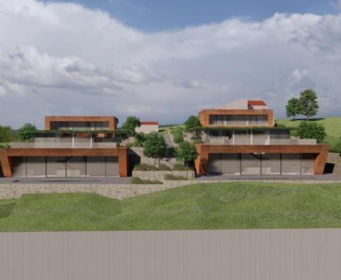 Project for the construction of 4 villas with a swimming pool in Motovun area - pic 3