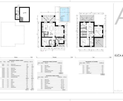 Building land plot with villa project in Dobrinj area, Krk island, valid building permit - pic 4