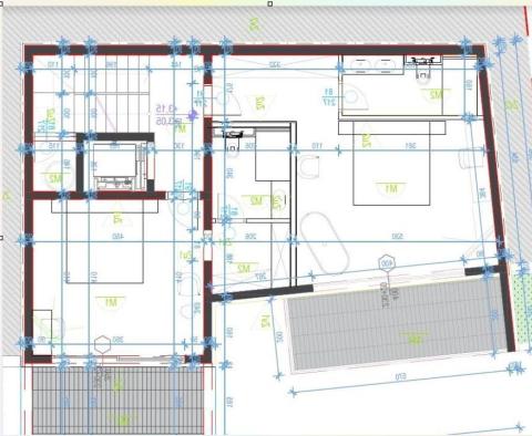 Fantasztikus modern villa medencével és lifttel a tengerhez vezető 1. vonalon Mimice, Omis riviéra - pic 9