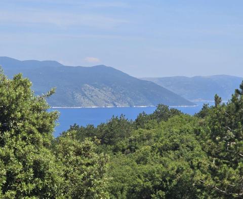 Building land with a beautiful view of the sea, ideal for building two villas in Rabac area - pic 15