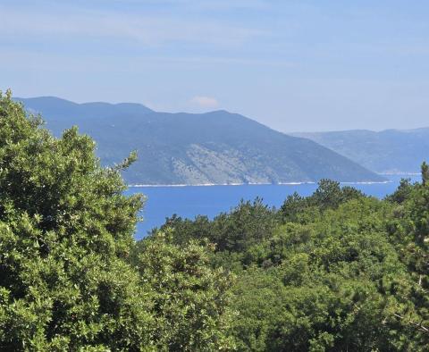 Building land with a beautiful view of the sea, ideal for building two villas in Rabac area - pic 16