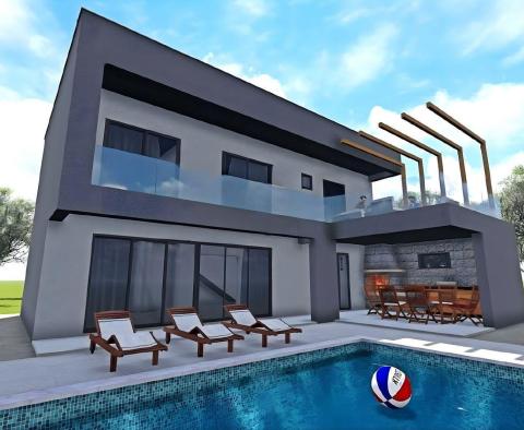 Villa with swimming pool under construction in Labin area - pic 3