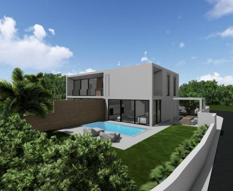 Modern two-story villa of 161.6 m2, 900 m to the sea, for sale - pic 2