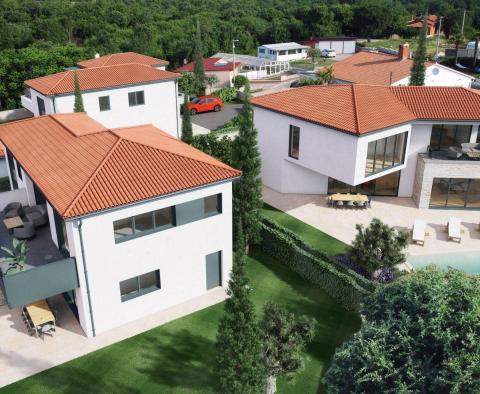 Moderne Villa mit Swimmingpool im Bau in der Gegend von Porec, zu verkaufen - foto 3