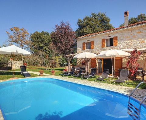 A beautiful stone villa with a swimming pool in the middle of Istria in Gracisce, for sale - pic 5