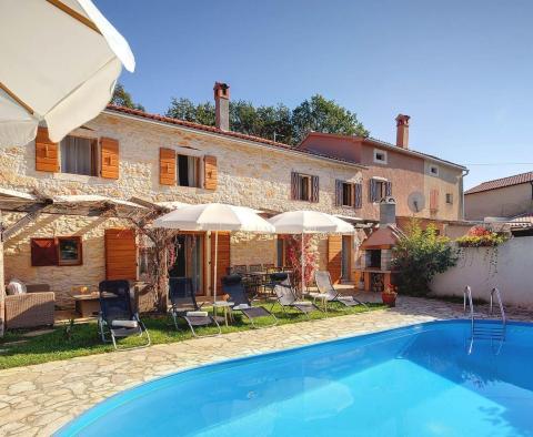 A beautiful stone villa with a swimming pool in the middle of Istria in Gracisce, for sale - pic 14