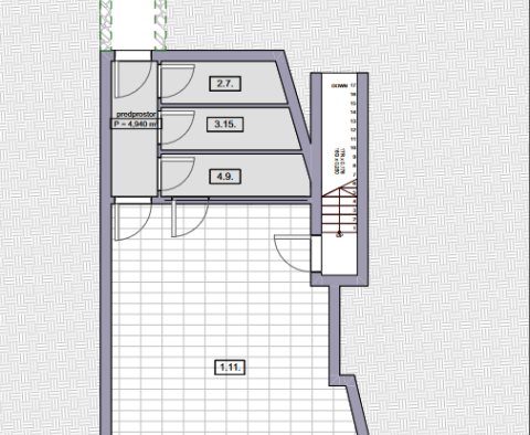 Luxusní penthouse v novostavbě ve městě Krk na prodej - pic 34