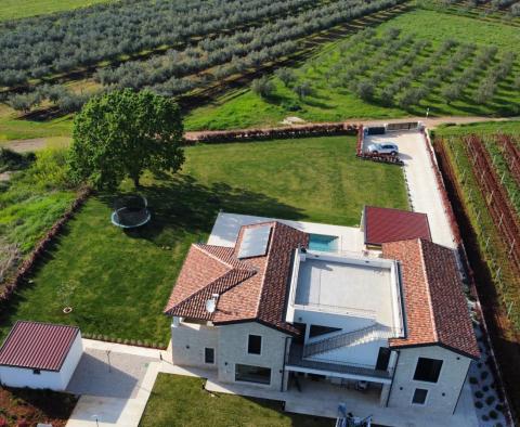 New built villa on a grand terrain in Kastelir, Porec, for sale - pic 2