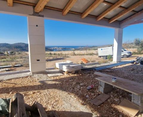 Large estate of 20135 sq.m. with a villa under construction, Rogoznica area, sea views, for sale - pic 22