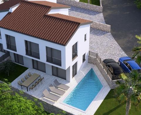 Modern home with swimming pool and sea view in Malinska, for sale - pic 2