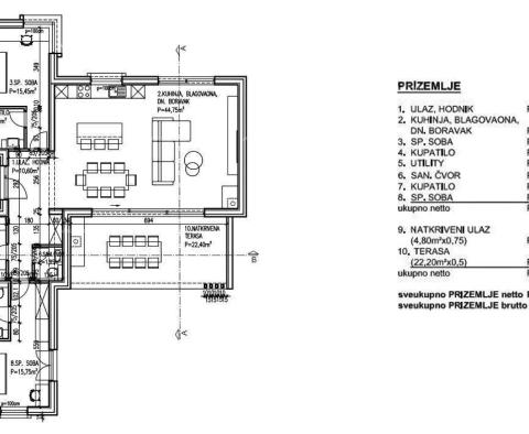 Villa medencével Labin körzetében, befejezésre készen, eladó - pic 5