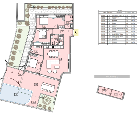 Lux lakás 155m2-es komplexumban saját medencével, wellness, portaszolgálat, recepció, garázs, eladó - pic 6