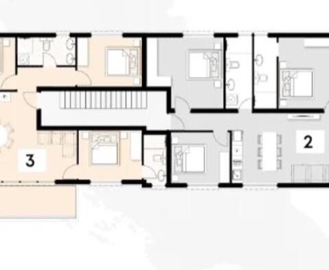 Neuer Apartmentkomplex in Privlaka, 160 m vom Meer entfernt, zu verkaufen - foto 14