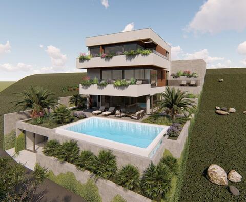 Waterfront villa under construction on Omis riviera, for sale - pic 13