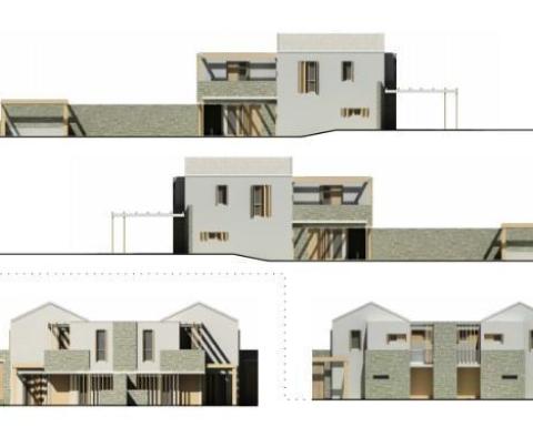 Project of eight attached and two self-standing villas on Hvar cca 700 meters from the sea - pic 22