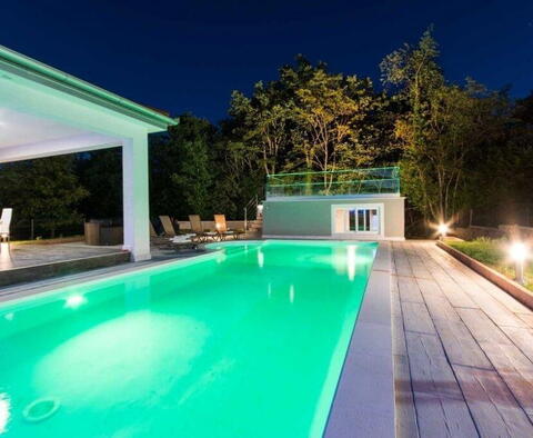 New villa in authentic style with pool and landscaped garden in Labin area - pic 24