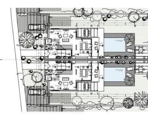 Projet de huit villas mitoyennes et de deux villas indépendantes à Hvar à environ 700 mètres de la mer - pic 18