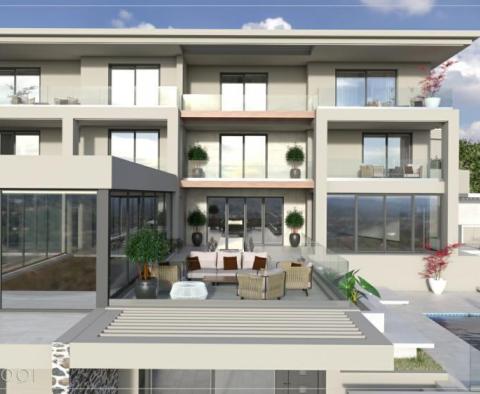 Lux villa under construction in Opatija outskirts 