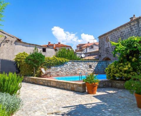 Amazing estate in Istria hinterland with 3 stone houses and swimming pool in GRAČIŠĆE  - pic 7