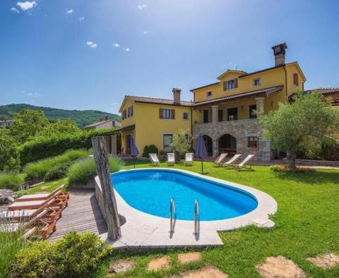 Spacious villa with pool and two residential wings, Pazin area 