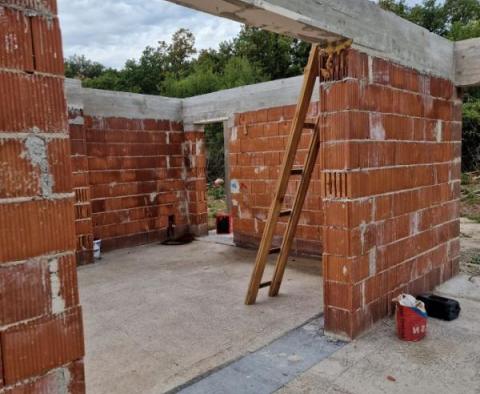 Villa of two parts under construction in Porec suburbs with distant sea views - pic 9