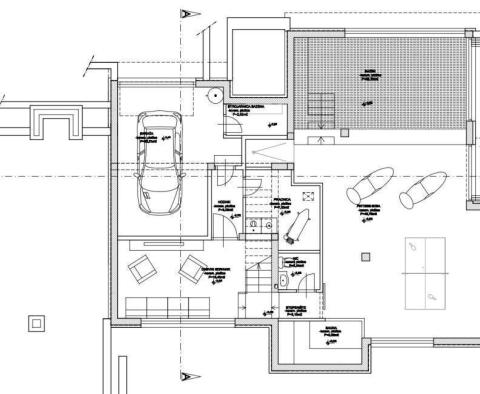 Vila na nábřeží ve výstavbě v Brodarici s možností kotvení před vilou - pic 33