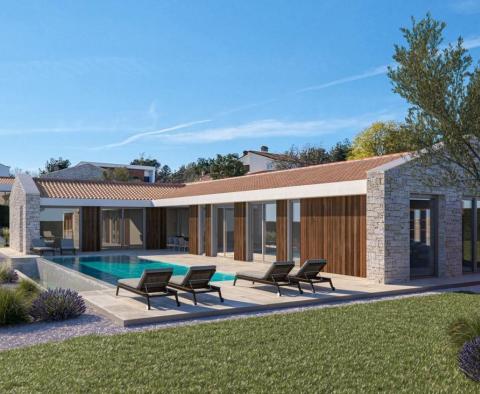 Stylish new villa with swimming pool in Višnjan, Porec region, within new modern complex of villas 