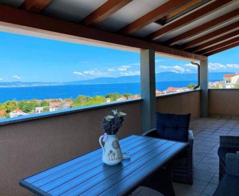 Apartment house with a panoramic view of the sea in Njivice, Krk island - pic 19