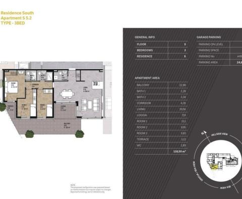 Unikátní luxusní rezidence v Opatiji nabízí kvalitní 3-ložnicový apartmán - pic 14