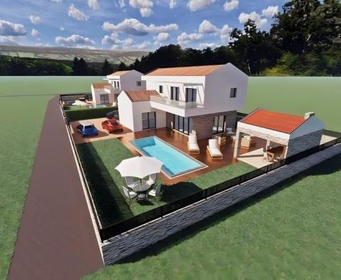 Modern villa with swimming pool in Sveti Lovrec near Porec 