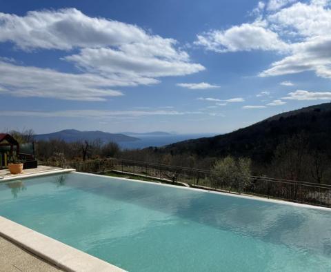 Villa isolée romantique avec vue sur la mer à Moscenice - pic 3