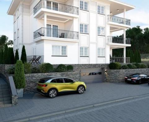 Appartement plus grand dans un immeuble neuf avec piscine, garages et vue mer près de la plage et d'Opatija (Icici) - pic 9