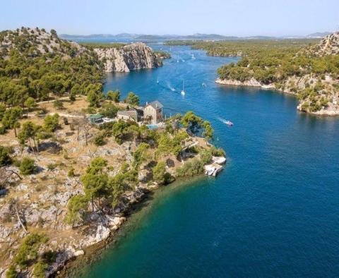 Unique lighthouse-type isolated property with private pier in Sibenik area - pic 3