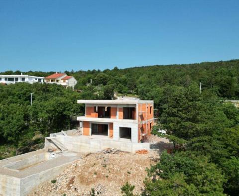 Villa moderne en construction avec vue panoramique sur la mer et piscine à Glavani, Kostrena - pic 12