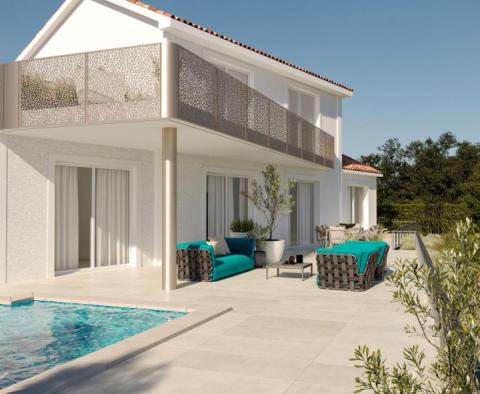 Villa neuve avec piscine et vue mer dans le quartier très demandé de Kostrena près de Rijeka 