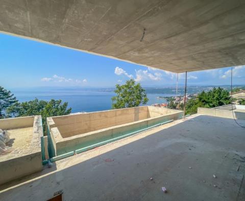 Nádherný byt 239 m2. s vlastním bazénem nad centrem Opatije v exkluzivní novostavbě, garáž, s výhledem na moře! - pic 6