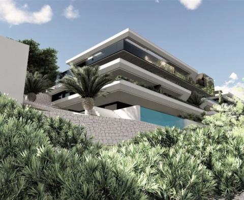 Wspaniałe mieszkanie o powierzchni 239 mkw. z prywatnym basenem nad centrum Opatiji w ekskluzywnym nowym budynku, garaż, z widokiem na morze! - pic 9
