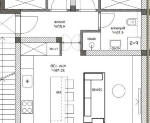 Tar-Vabriga apartman egy modern, új épületben - pic 16