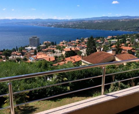 House in Opatija with two apartments and with 2 gardens above the center, panoramic view of the sea! 